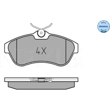 Meyle Bremsbelagsatz, Scheibenbremse MEYLE-ORIGINAL: True to OE 025 234 0919