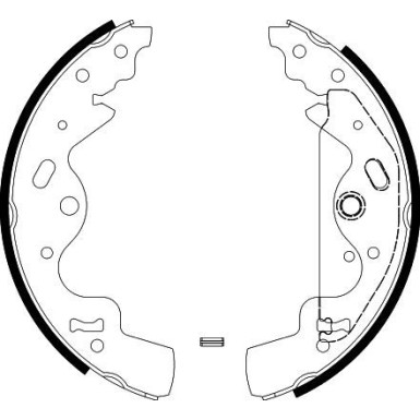 8DB 355 002-841 Bremsbackensatz