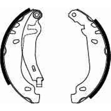 GS8531 Bremsbackensatz GS8531 Bremsbackensatz