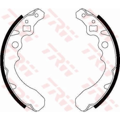 TRW | Bremsbackensatz | GS8282
