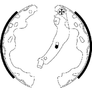 91064500 Bremsbackensatz