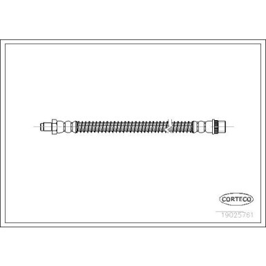 Corteco | Bremsschlauch | 19025761