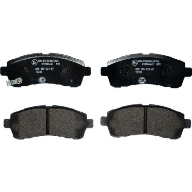 8DB 355 021-871 Bremsbelagsatz, Scheibenbremse