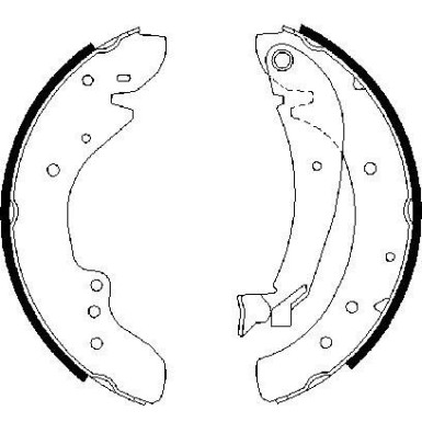 0 986 487 521 Bremsbackensatz