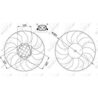 47666 Lüfter, Motorkühlung