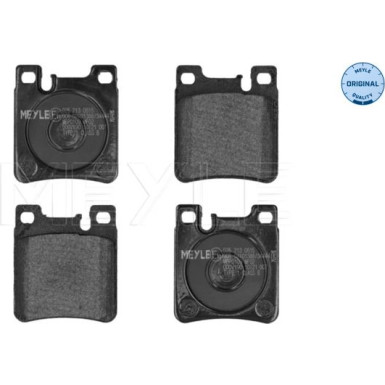 025 213 0515 Bremsbelagsatz, Scheibenbremse MEYLE-ORIGINAL: True to OE.
