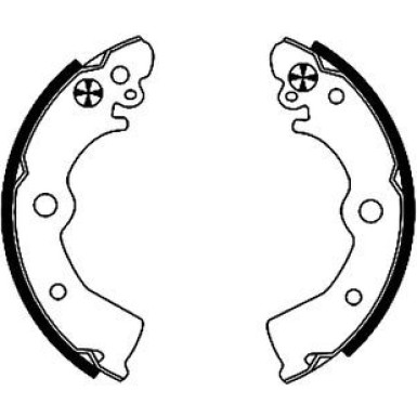 91045300 Bremsbackensatz