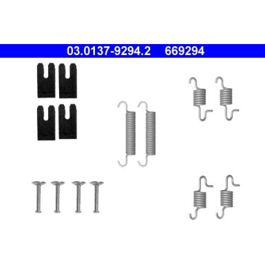 03.0137-9294.2 Zubehörsatz, Feststellbremsbacken