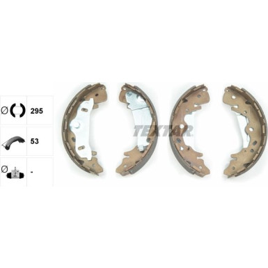 91065800 Bremsbackensatz 91065800 Bremsbackensatz