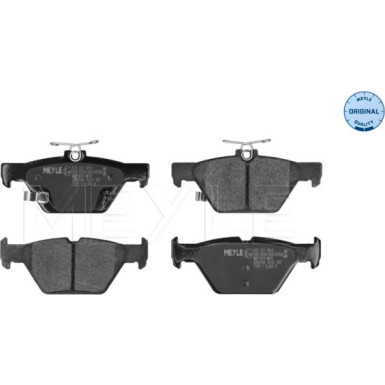 Meyle Bremsbelagsatz, Scheibenbremse MEYLE-ORIGINAL: True to OE 025 221 5814