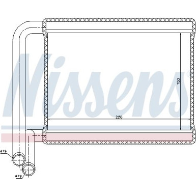 77527 Wärmetauscher, Innenraumheizung