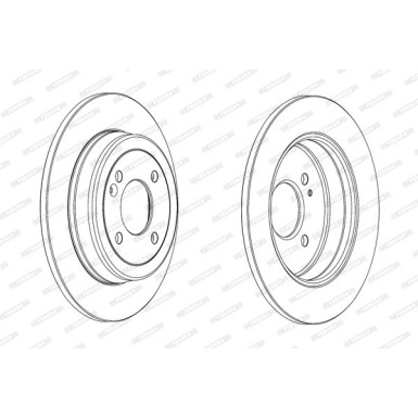 Ferodo | Bremsscheibe | DDF2090C