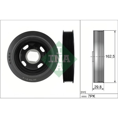 544 0179 10 Riemenscheibe, Kurbelwelle