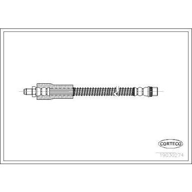 19030274 Bremsschlauch 19030274 Bremsschlauch