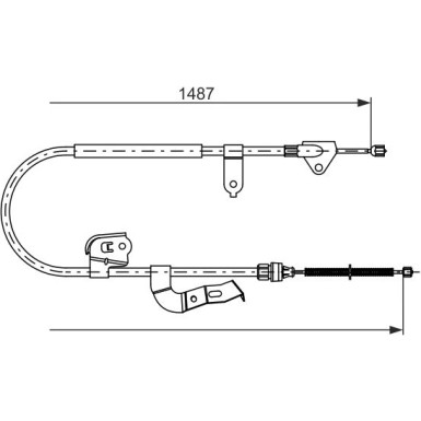1 987 477 952 Seilzug, Feststellbremse
