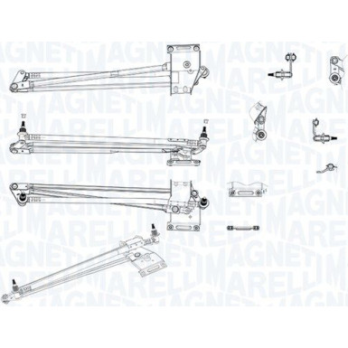 Magneti Marelli | Wischergestänge | 085570168010