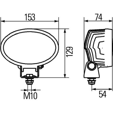 Hella | Arbeitsscheinwerfer | 1GA 996 661-002