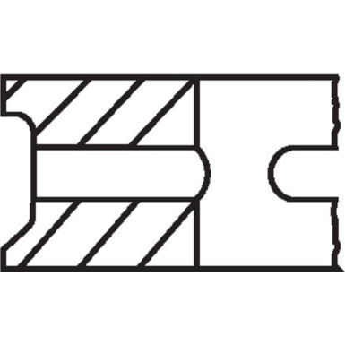 Mahle | Kolbenringsatz | 014 53 N0