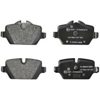Delphi Bremsbelagsatz, Scheibenbremse LP1924
