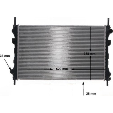 Mahle | Kühler, Motorkühlung | CR 1140 000S