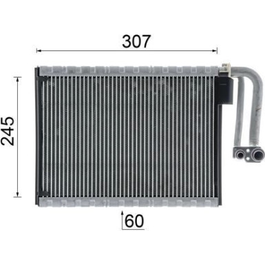 Mahle | Verdampfer, Klimaanlage | AE 104 000P