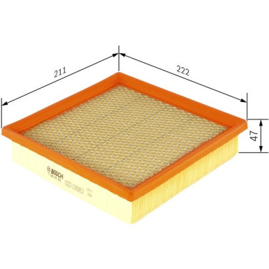 BOSCH F 026 400 464 Luftfilter