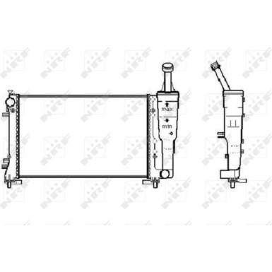 53247A Kühler, Motorkühlung Economy Class