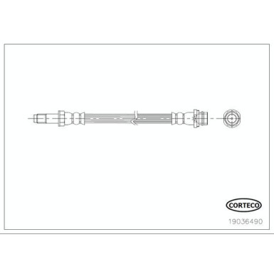 Corteco | Bremsschlauch | 19036490
