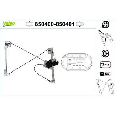 Valeo | Fensterheber | 850400