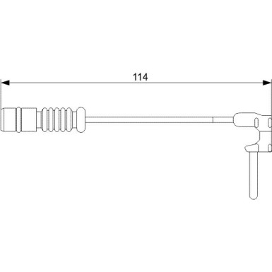 1 987 473 011 Warnkontakt, Bremsbelagverschleiß