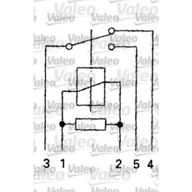 Valeo | Relais, Arbeitsstrom | 643824