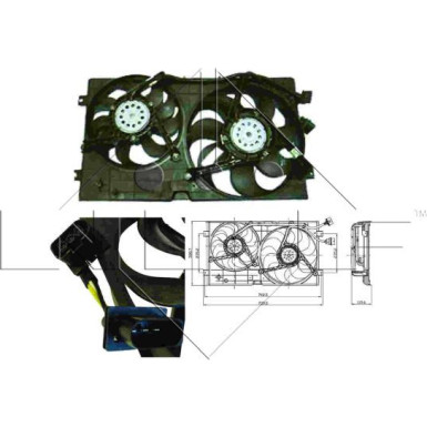 47403 Lüfter, Motorkühlung 47403 Lüfter, Motorkühlung