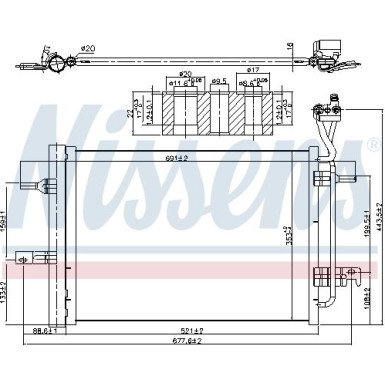 940511 Kondensator, Klimaanlage ** FIRST FIT ** 940511 Kondensator, Klimaanlage ** FIRST FIT **