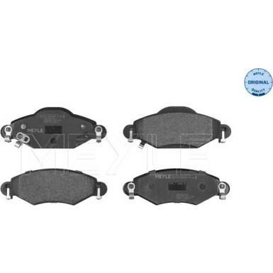 025 233 4017/W Bremsbelagsatz, Scheibenbremse MEYLE-ORIGINAL: True to OE.