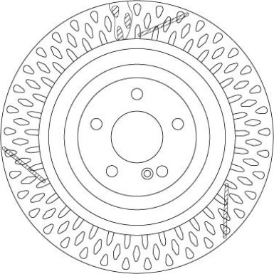 TRW | Bremsscheibe | DF6822S