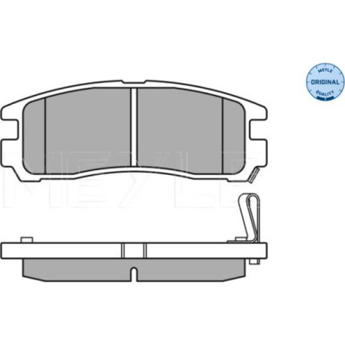 Meyle Bremsbelagsatz, Scheibenbremse MEYLE-ORIGINAL: True to OE 025 217 0615/W