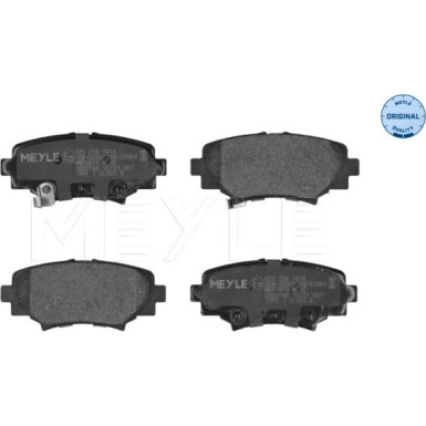 Meyle Bremsbelagsatz, Scheibenbremse MEYLE-ORIGINAL: True to OE 025 258 7814