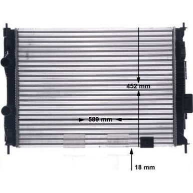 CR 15 000S Kühler, Motorkühlung BEHR