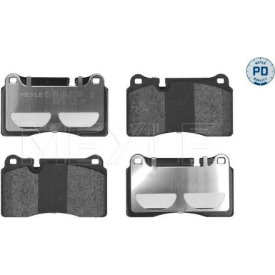 025 240 9817/PD Bremsbelagsatz, Scheibenbremse MEYLE-PD: Advanced performance and design.