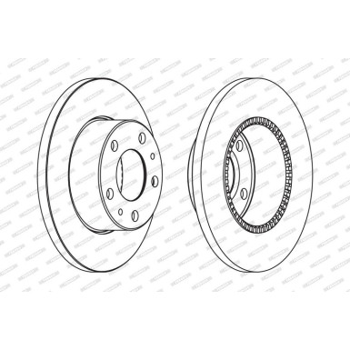 Ferodo | Bremsscheibe | FCR196A