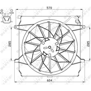 47529 Lüfter, Motorkühlung