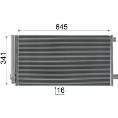 AC 1051 000S Kondensator, Klimaanlage BEHR AC 1051 000S Kondensator, Klimaanlage BEHR