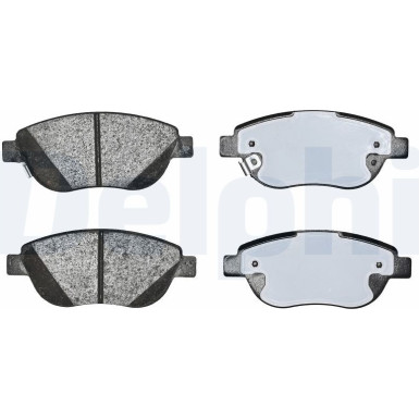 Delphi | Bremsbelagsatz, Scheibenbremse | LP2476