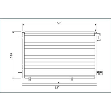 Valeo | Kondensator, Klimaanlage | 814294