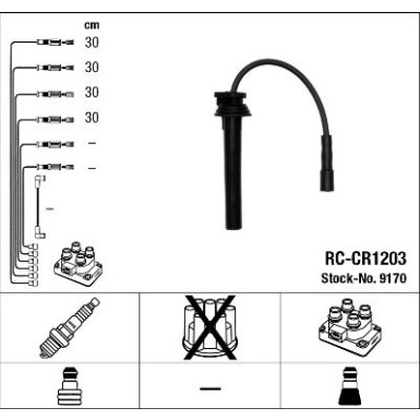 9170 Zündleitungssatz