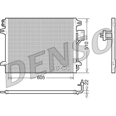 Denso | Kondensator, Klimaanlage | DCN06006