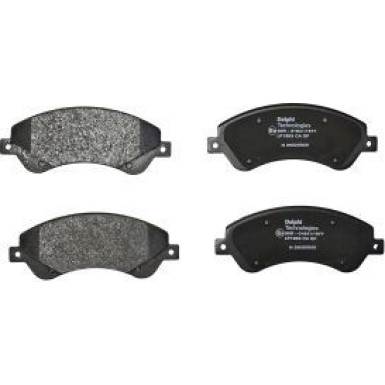 Delphi Bremsbelagsatz, Scheibenbremse LP1953
