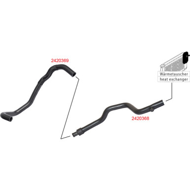 2420368 Heizungsschlauch 2420368 Heizungsschlauch