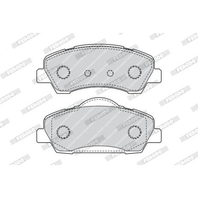 Ferodo | Bremsbelagsatz, Scheibenbremse | FDB4491