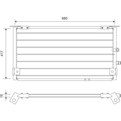 Valeo | Kondensator, Klimaanlage | 812731